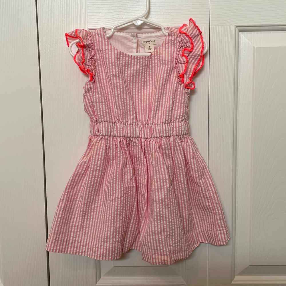 Crewcuts Size 3 Seersucker Dress